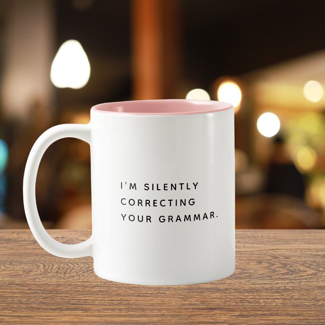 Funny Saying Coworker Office Gift Two-Tone Coffee Mug (Creator Uploaded)