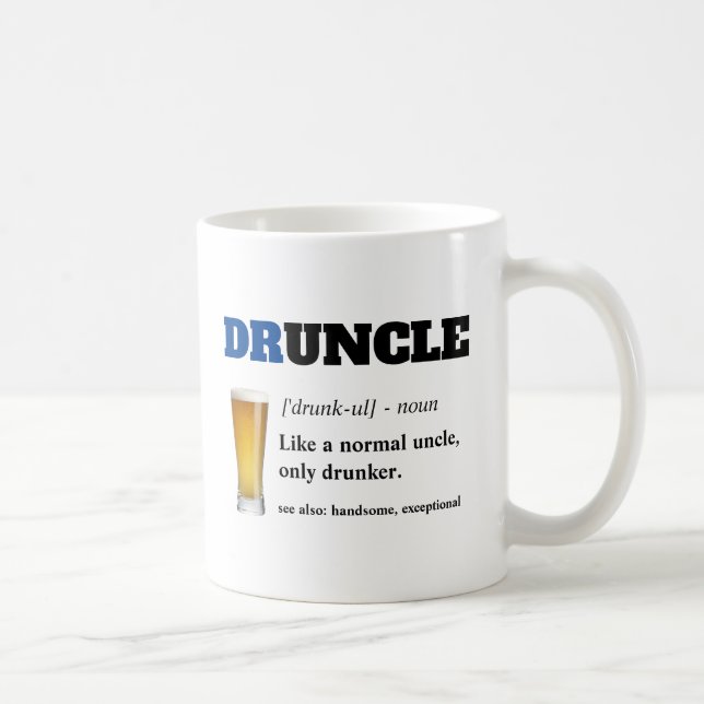 Funny Saying - Druncle Funny Uncle Coffee Mug (Right)