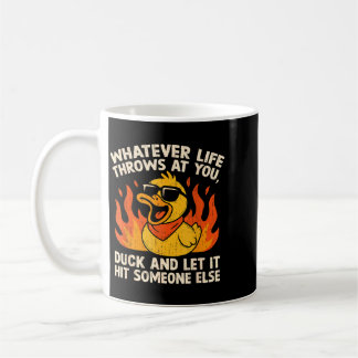 Funny Saying Duck Joke Quote Humour Duck Meme Coffee Mug