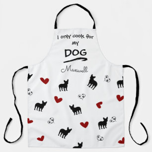 Funny Saying French Bulldog Pattern Personalized Apron