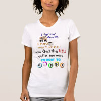 Funny Saying  Goat t-shirt for Bingo Players