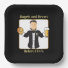 Funny Saying Groom Cartoon Bagel Wedding Brunch