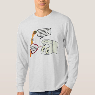 Funny Saying I Hate My Job Toothbrush Toilet Paper T-Shirt