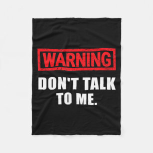 Funny Saying Joke Sarcastic Funny Adult Quotes Fleece Blanket