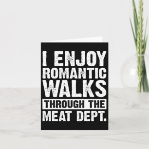 Funny Saying Meat Bacon Beef Grilling Bbq Lover Card