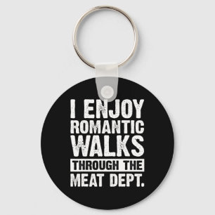 Funny Saying Meat Bacon Beef Grilling Bbq Lover Key Ring
