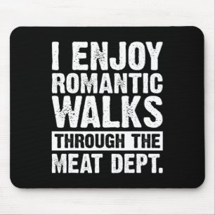Funny Saying Meat Bacon Beef Grilling Bbq Lover Mouse Pad