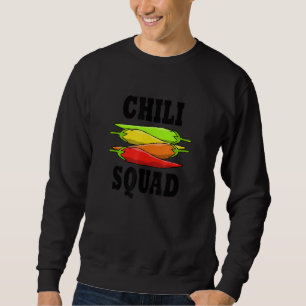 Funny Saying Mexican Food Chilli Squad Jalapeno Sweatshirt