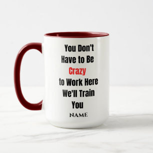 Funny Saying Modern Coworker Birthday Quote Coffee Mug