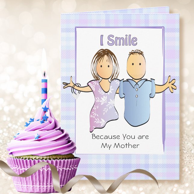 Funny Saying Mother Mum Cartoon from Son Birthday  Card (Creator Uploaded)