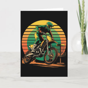 Funny Saying Motocross Meets Disc Golf Combo Win W Card
