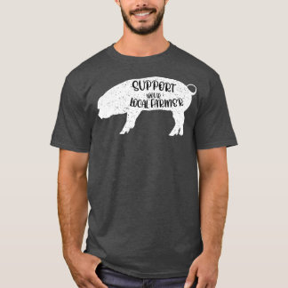 Funny Saying Pig Farmer Farm Animal Premium  T-Shirt