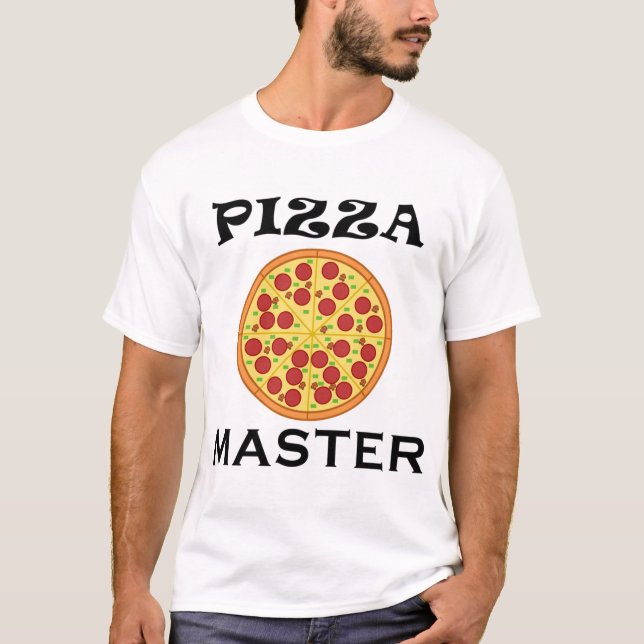 Funny Saying Pizza Making Hobby Chef  T-Shirt (Front)