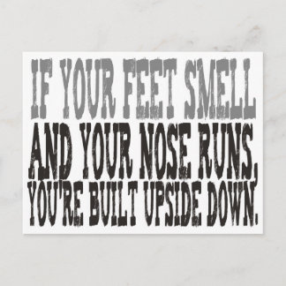 Funny saying postcard