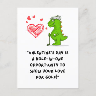 Funny Saying Quotes for Golfer Postcard