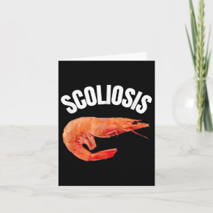 Funny Saying Scoliosis Shrimp Meme Doctor Fun Iron Card