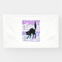 Funny Saying Spooky Season Halloween Cat Lover Wom