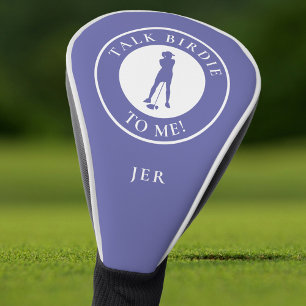Funny Saying Talk Birdie To Me Custom Monogram Golf Head Cover