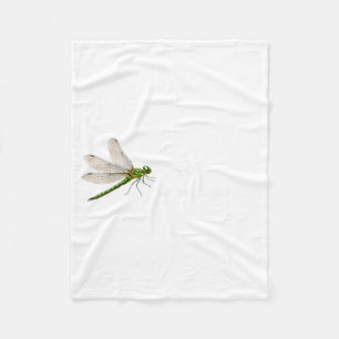 Funny Saying Why Am Fly Dragonfly Pun Insect Lover Fleece Blanket