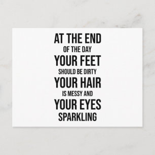 Funny Sayings Adventure Postcard