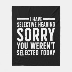 Funny Sayings Art For Sarcastic People Men Women S Fleece Blanket