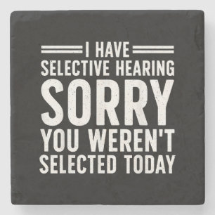 Funny Sayings Art For Sarcastic People Men Women S Stone Coaster