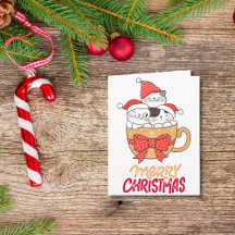 Funny Sayings Merry Christmas Cat Mug Custom