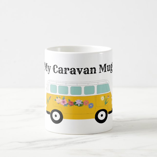 Funny sayings my caravan camping coffee mug (Center)