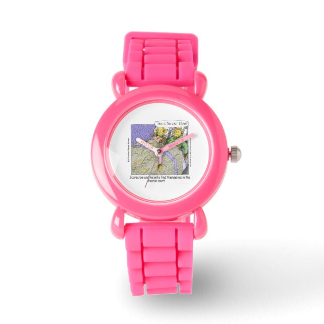 Funny Scarecrow Divorce Womens Watch (Front)