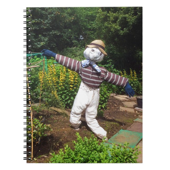 Funny scarecrow notebook (Front)