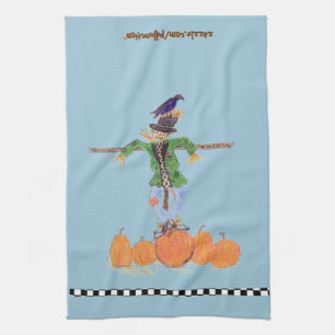 Funny Scarecrow Tea Towel