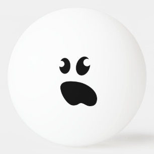 Funny scary ghost Halloween party ping pong balls