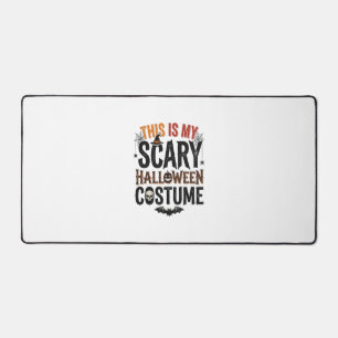 Funny Scary Halloween Costume Vintage Shirt Design Desk Mat