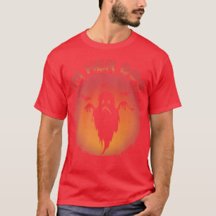 Funny Scary Halloween I'M HER BOO to His Witch T-Shirt