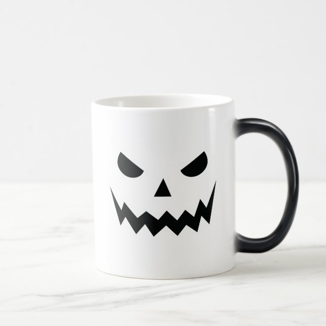 Funny Scary Haunted Jack O Lantern Pumpkin Monster Magic Mug (Right)