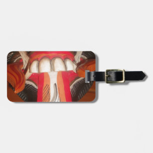 Funny Scary Weird Tongue  Asian Halloween Amazing Luggage Tag