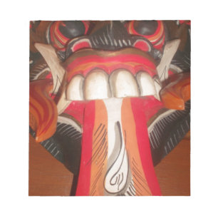 Funny Scary Weird Tongue Asian Halloween Amazing Notepad