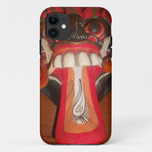 Funny Scary Weird Tongue Halloween Mask iPhone 11 Case