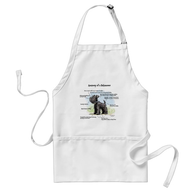 Funny Schnauzer Apron (Front)