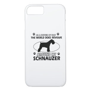 funny SCHNAUZER designs iPhone 8/7 Case
