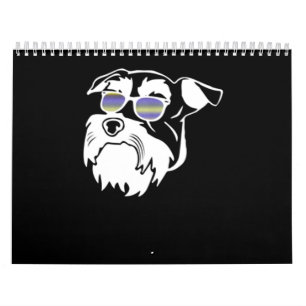 Funny Schnauzer Dog Calendar