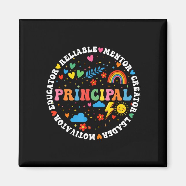 Funny school assistant principal back to school magnet (Front)