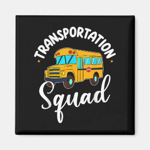 Funny School Bus Driver Back To School Transportat Magnet