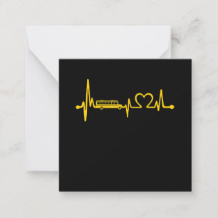 funny school bus driver gift  love school bus card