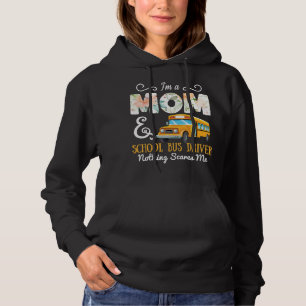 Funny School Bus Driver Gift Mum Bus Driver Hoodie