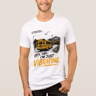 funny school bus driver quote tee, Tri-Blend shirt