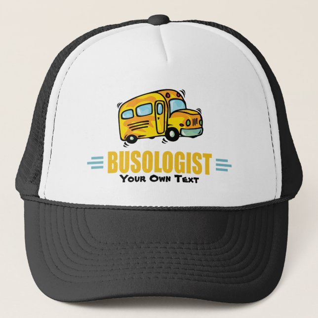 Funny School Bus Trucker Hat (Front)