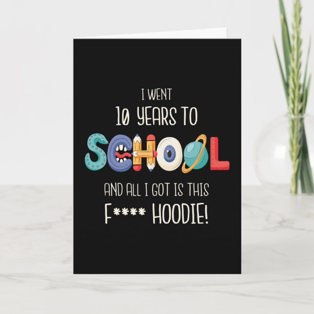 Funny School Card (Front)