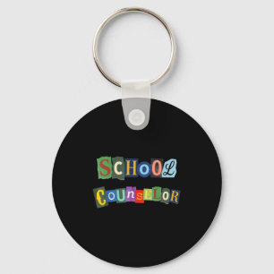 Funny school counsellor appreciation women key ring