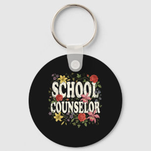 Funny School Counsellor Appreciation Women Key Ring